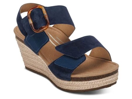 Ashley Arch Support Wedge - Navy Hot on Sale