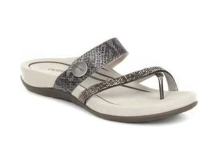 Izzy Adjustable Slide - Pewter Sparkle For Sale