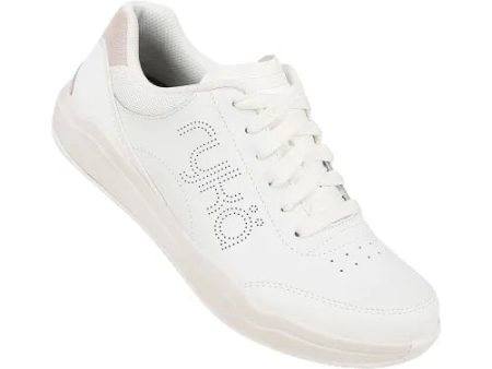 Courtside Lace Up Sneaker - White Discount