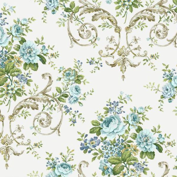 York Wallpaper PN0402 Neoclassic Floral Fashion