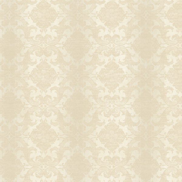 York NK2120 Nantucket Woven Damask W Stripe Wallpaper For Sale