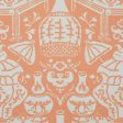 Clarence House Wallpaper 6801-10 The Vase Coral White For Sale