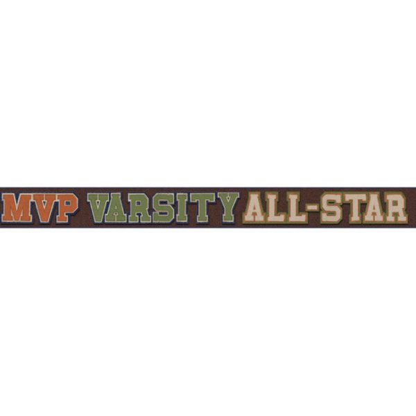 York Wallpaper ZB3177BD Boys Will Be Boys MVP Border, All Stars on Sale