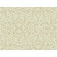 York PS3873 Beige Book Open Damask Wallpaper For Cheap