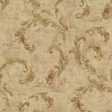 York NV6054 Baton Rouge Vintage Scroll Wallpaper Online now