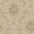 York NK2055 Nantucket Jacobean Damask Wallpaper For Cheap