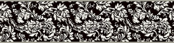 York Wallpaper KB8562B Bistro 750 Damask Border on Sale