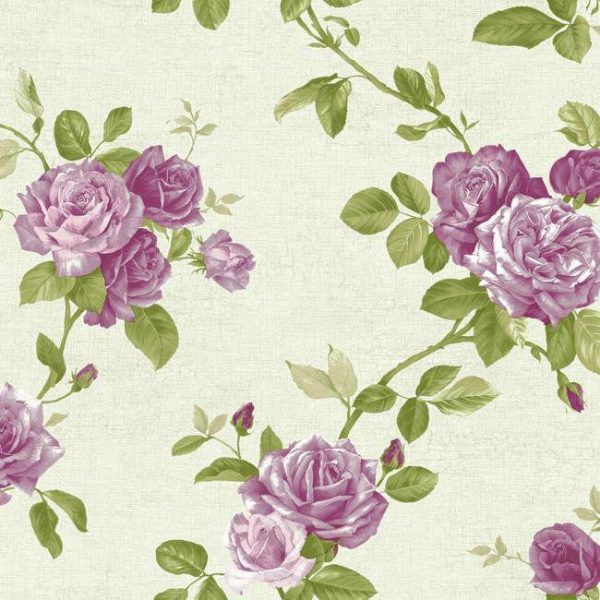 York Wallpaper PN0474 Rose Trail Online Sale