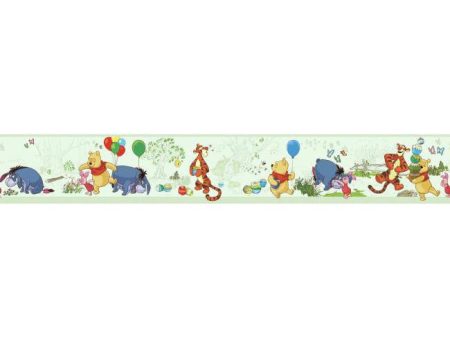 York Wallpaper DK5840BD Border Book Pooh Toile Border Cheap