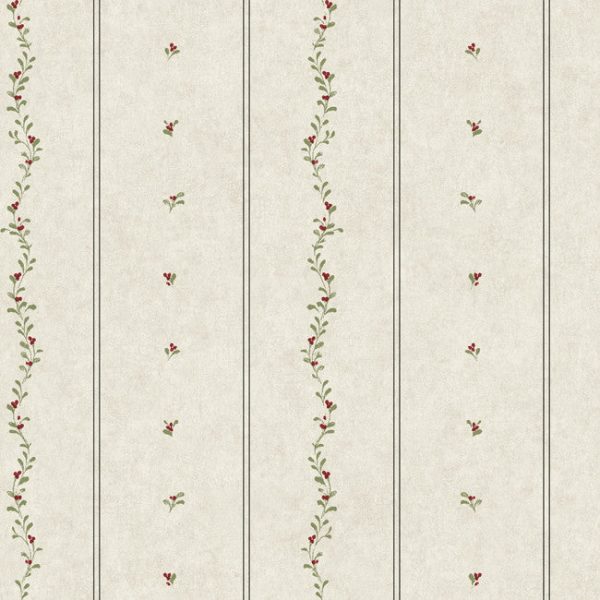 York YC3361 Welcome Home Mini Leaves Stripe Wallpaper Hot on Sale