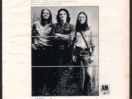 Chilliwack 1972 03 S T Japan debut album promo ad Online now