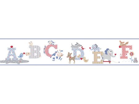 York Wallpaper KS2208BD Cool Kids Alphabet Border For Discount