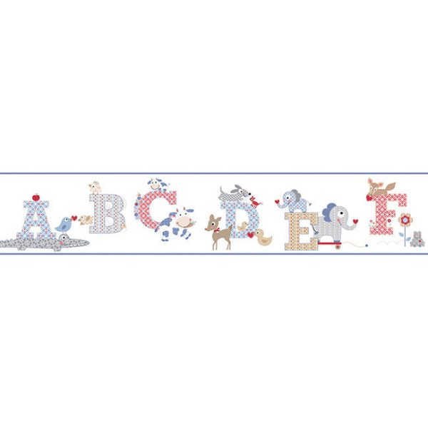 York Wallpaper KS2208BD Cool Kids Alphabet Border For Discount