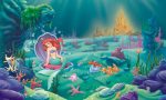 York Wallpaper JL1224MDK Disney Princess - Little Mermaid Mural Fashion