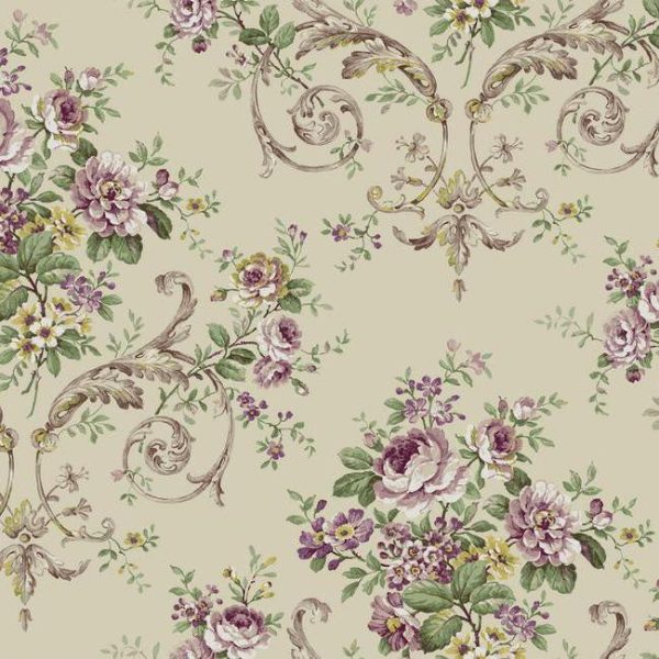 York Wallpaper PN0400 Neoclassic Floral Cheap