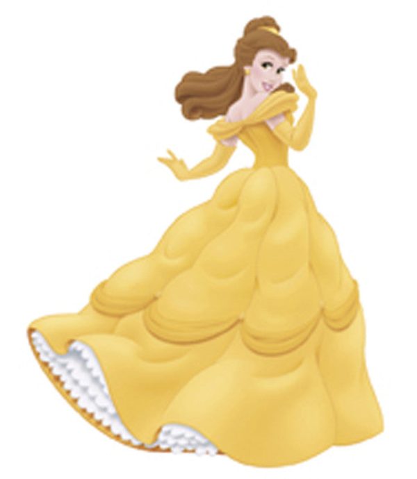 York Wallpaper RMK1464GMDK Disney Princess - Belle Giant Wall Applique Discount