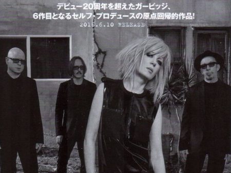 Garbage 2016 07 Strange Little Birds Japan album promo ad Cheap