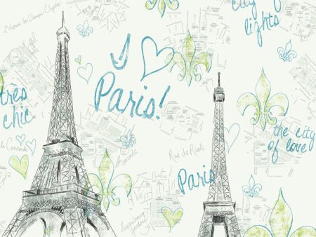 York PW3908 Girl Power 2 Paris Wallpaper Cheap