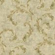 York NV6055 Baton Rouge Vintage Scroll Wallpaper Fashion