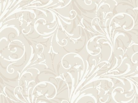 York YS9272 Peek-A-Boo Layered Scroll Wallpaper Sale