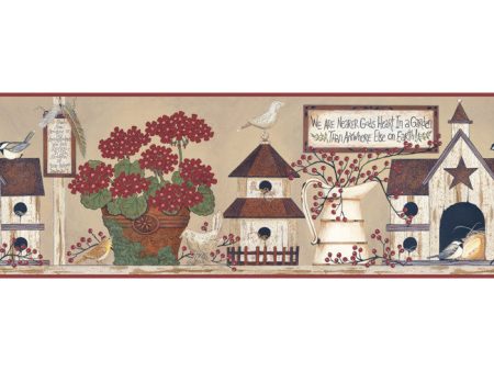 York Wallpaper YC3388BD Welcome Home Inspirational Garden Border Fashion