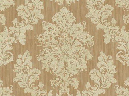 York VR3501 Rhapsody Regal Framed Damask Wallpaper Online Sale