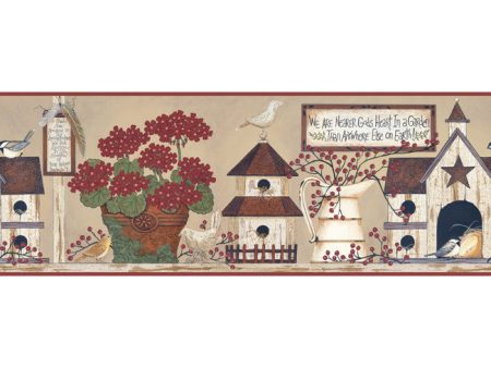 York Wallpaper BG1605BD Border Portfolio II Inspirational Garden Border Sale