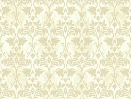 York Wallpaper GG4735 Gentle Manor Drybrush Damask Discount