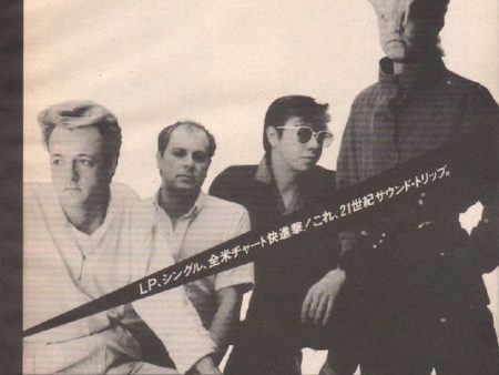 A Flock of Seagulls 1983 09 Listen Japan album promo ad For Discount