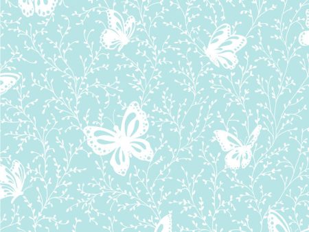 York YS9215 Peek-A-Boo Butterfly Garden Wallpaper on Sale