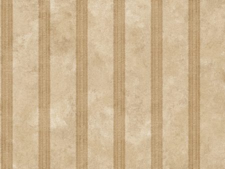 York RE9036 Vintage Patina Ribbon Stripe Wallpaper For Discount