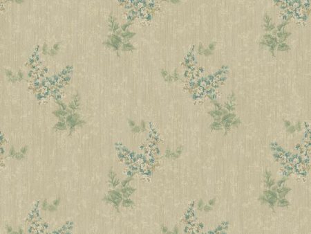 York VR3408 Rhapsody Floral Trail Wallpaper For Cheap