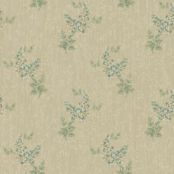 York VR3408 Rhapsody Floral Trail Wallpaper For Cheap