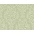 York PS3880 Green Book Detailed Damask Wallpaper Online