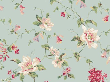 York YV9021 Ashford House Blooms Magnolia Wallpaper Supply