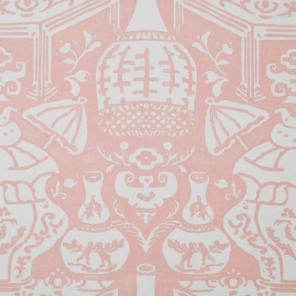 Clarence House Wallpaper 6801-16 The Vase Pink Supply