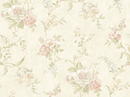 York NK2000 Nantucket Floral Trail Wallpaper Supply