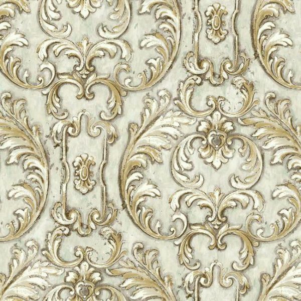 York NV6004 Baton Rouge Valentino Ornamental Wallpaper Sale