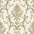 York BQ3811 Saint Augustine Neoclassical Damask Wallpaper Online now