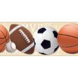 York Wallpaper ZB3181BD Boys Will Be Boys Sports Ball Border For Cheap