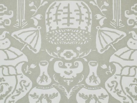 Clarence House Wallpaper 6801-13 The Vase Stone For Cheap