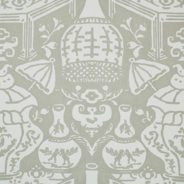 Clarence House Wallpaper 6801-13 The Vase Stone For Cheap