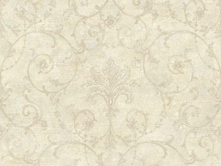 York NK2036 Nantucket Baroque Allover Wallpaper Discount