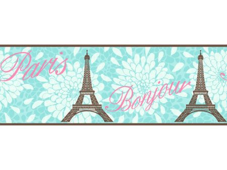 York Wallpaper KS2263B Cool Kids Paris Border Discount