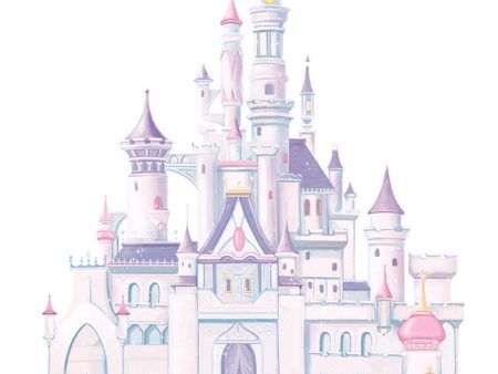 York Wallpaper RMK1546GMDK Disney Princess - Castle Applique Supply