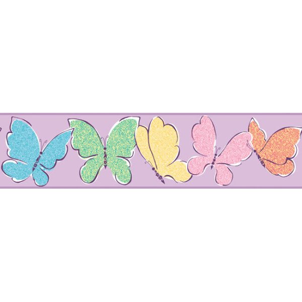 York Wallpaper ZB3425BD Border Portfolio II Doodle Butterfly Border Online Hot Sale