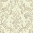 York NV6068 Baton Rouge Iridescent Framed Damask Wallpaper For Discount