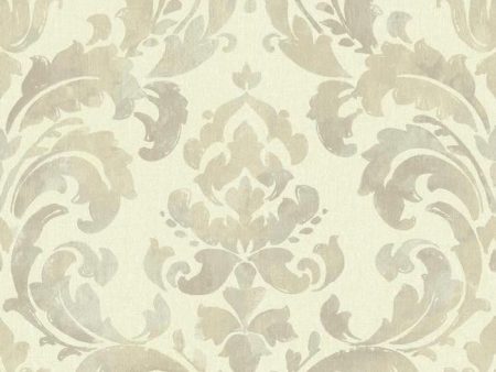 York NV6068 Baton Rouge Iridescent Framed Damask Wallpaper For Discount