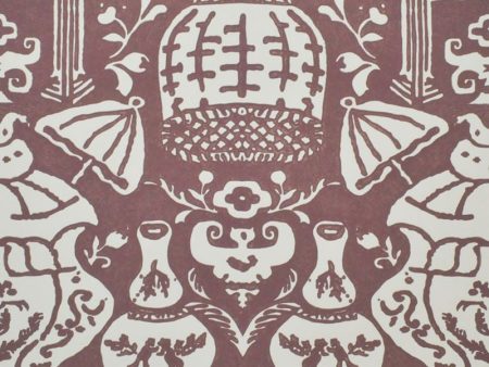 Clarence House Wallpaper 6801-18 The Vase Lilac Supply