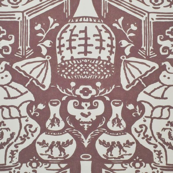 Clarence House Wallpaper 6801-18 The Vase Lilac Supply